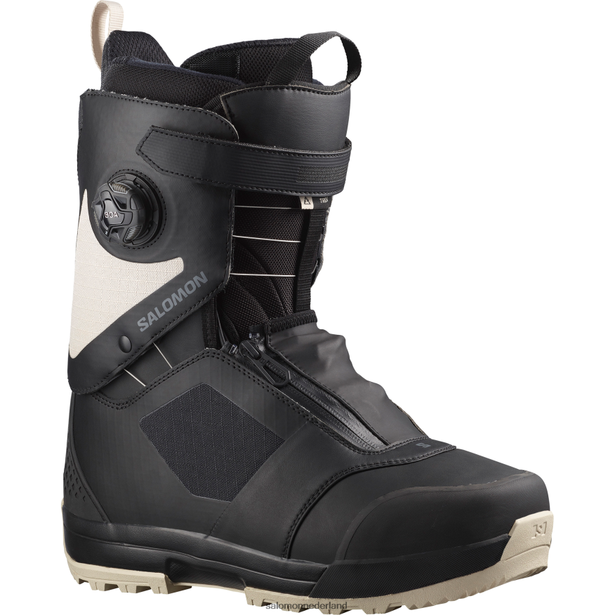 heren snowboardschoenen - trek zwart wit NTFJN6580 Salomon