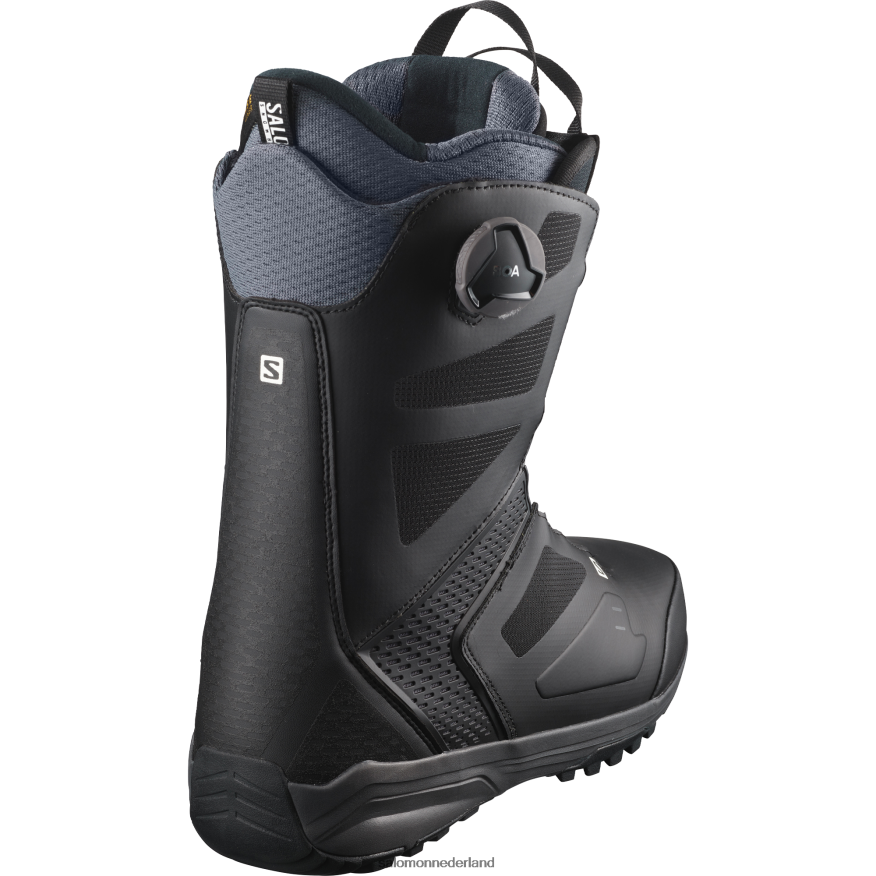snowboardschoenen voor heren - dialoog dual boa wide jp zwart/magneet NTFJN6594 Salomon