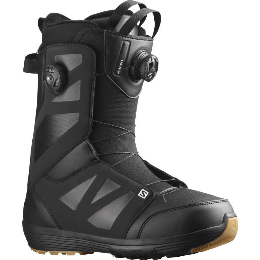 snowboardschoenen voor heren - launch boa sj boa zwart wit NTFJN6589 Salomon