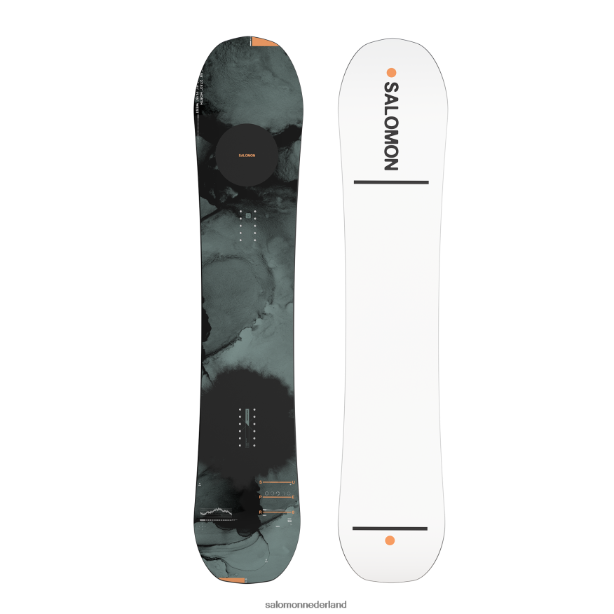 freeride snowboard voor heren - super 8 l47032300 NTFJN6570 Salomon