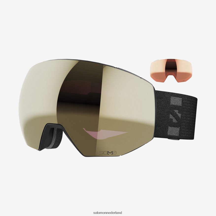 herenbril - radium prime sigma (en extra lens) zwart NTFJN6672 Salomon