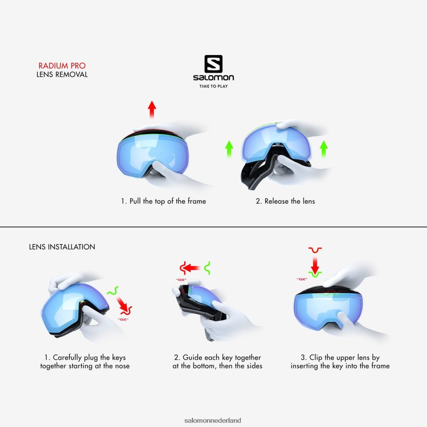 herenbril - radium pro sigma wilde eend blauw NTFJN6646 Salomon