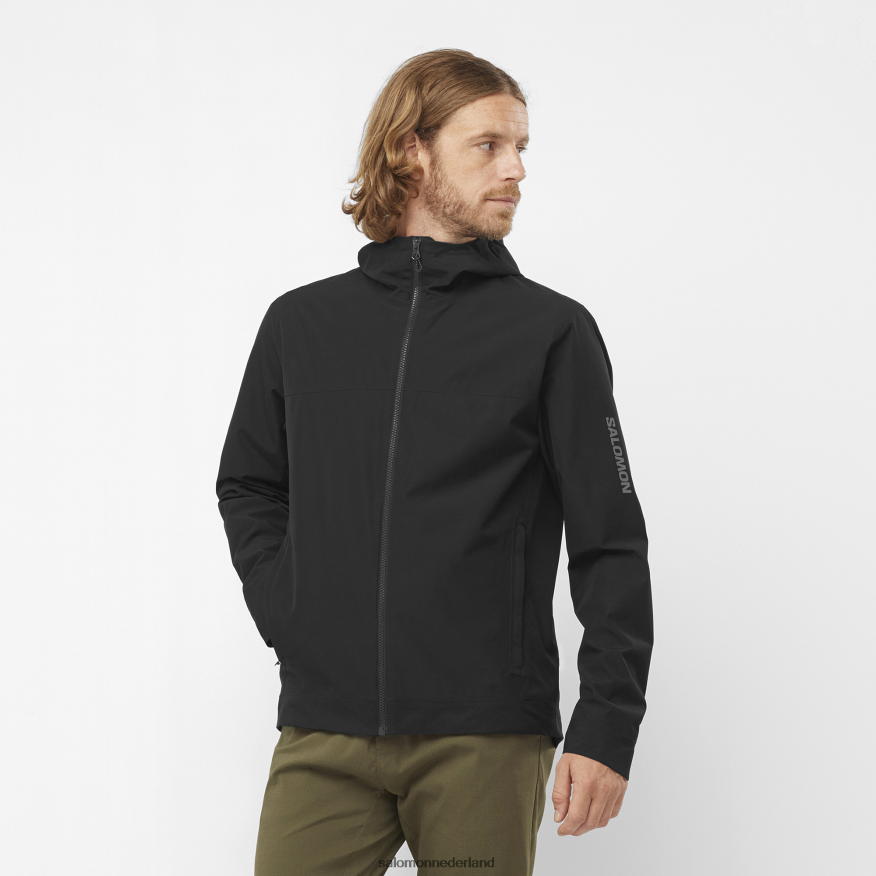 shelljack voor heren - ontdek waterdicht diep zwart NTFJN61105 Salomon
