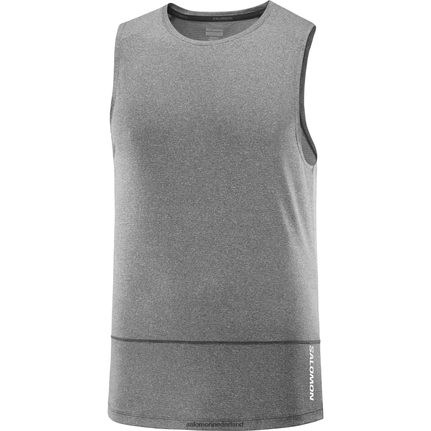 herentank - crossrun diep zwart/heide NTFJN6229 Salomon