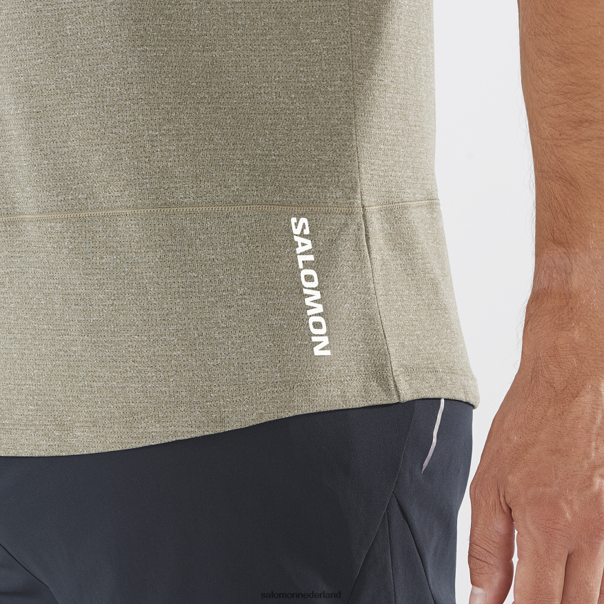 herentank - crossrun druivenblad/heide NTFJN6227 Salomon