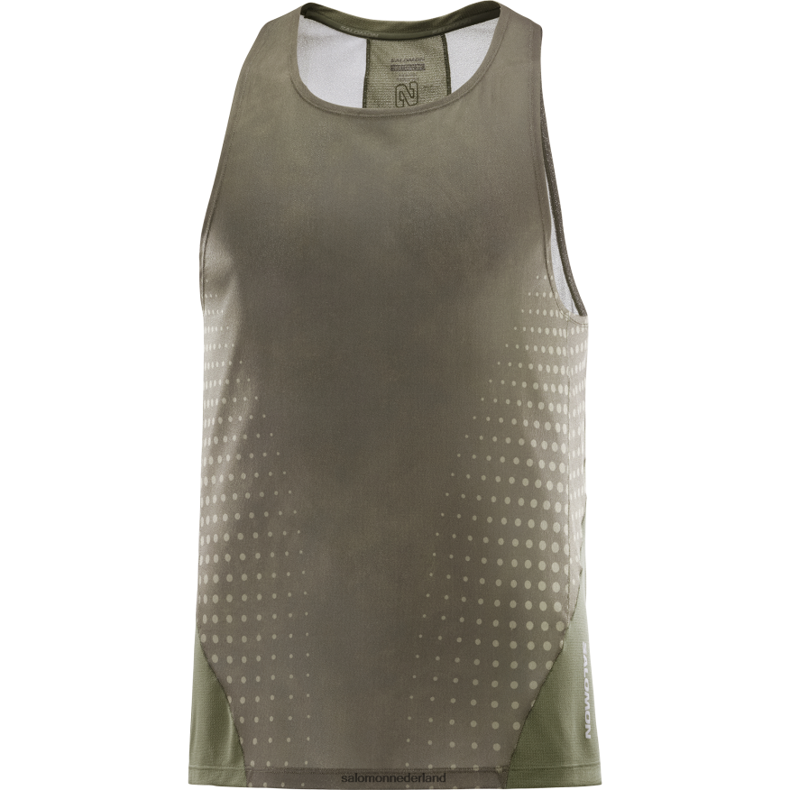 herentank - sense aero druivenblad/bosnacht NTFJN61195 Salomon