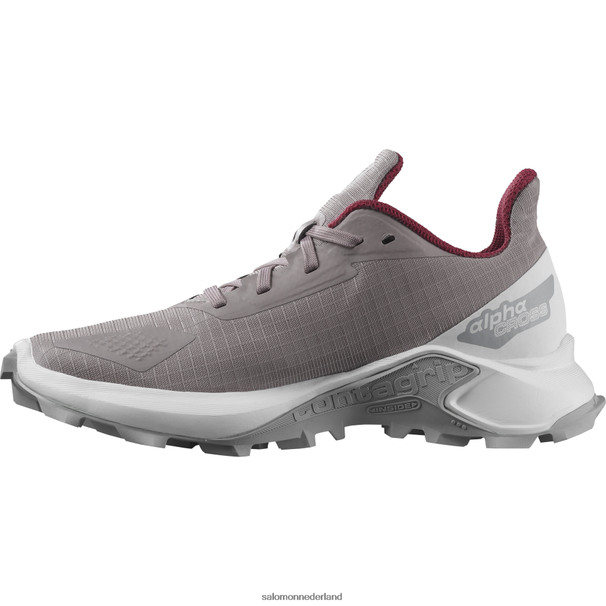 junior - kinderschoenen - alphacross blast kwartel/wit/parelblauw NTFJN61350 Salomon