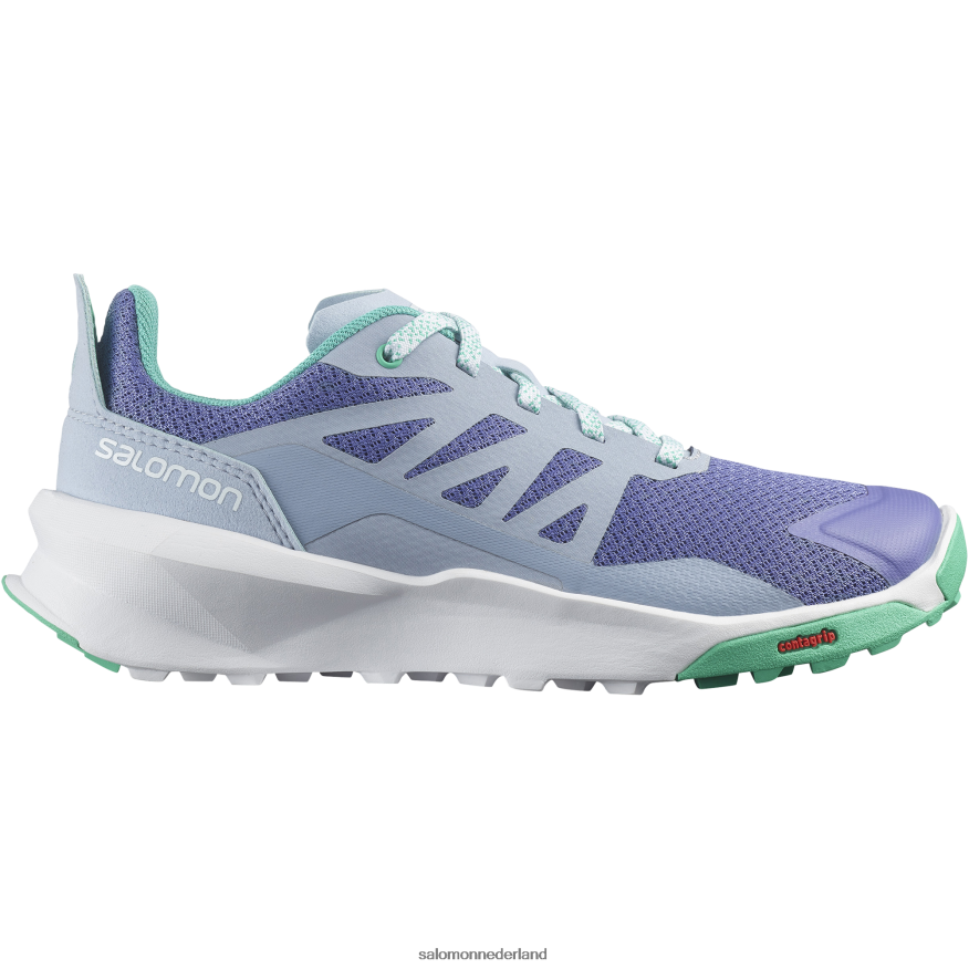 junior - kinderschoenen - patrouille fluweel ochtend/zen blauw/muntblad NTFJN61348 Salomon