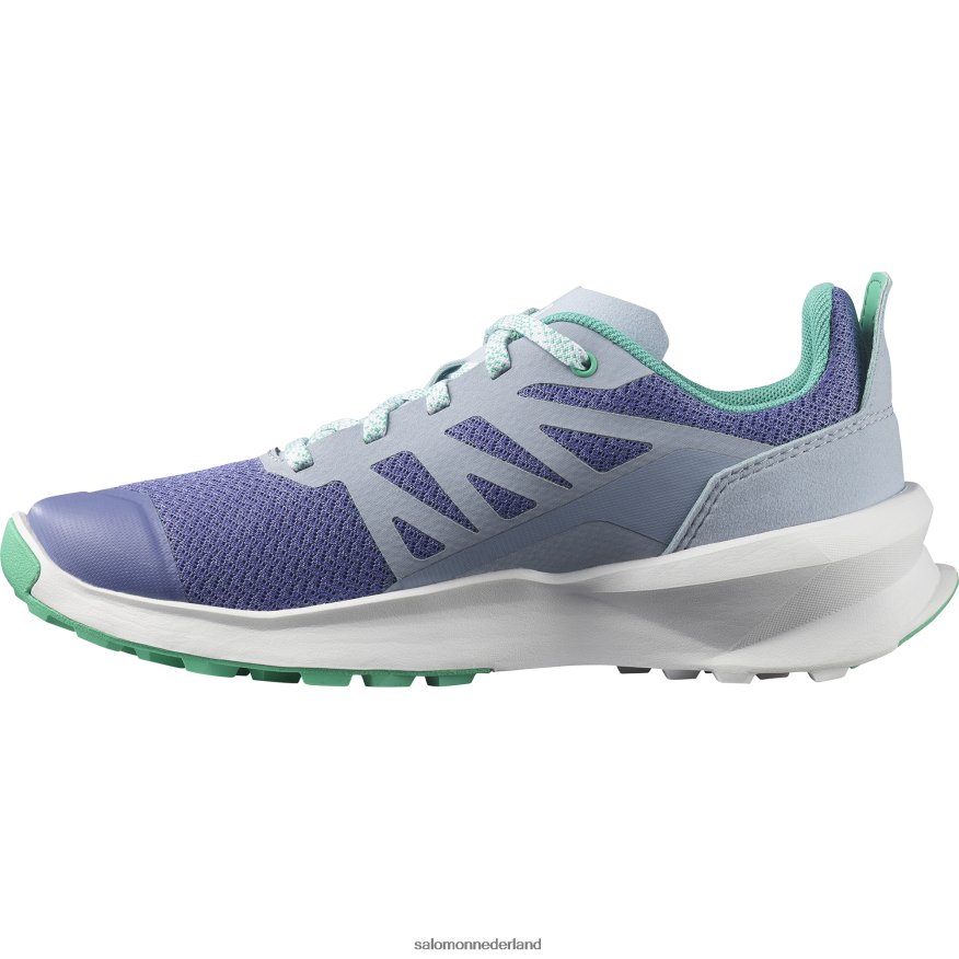 junior - kinderschoenen - patrouille fluweel ochtend/zen blauw/muntblad NTFJN61348 Salomon