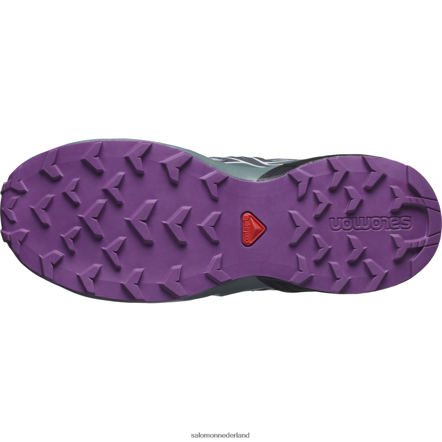 junior - kinderschoenen - speedcross steengroeve/zwart/mousserende druif NTFJN61353 Salomon