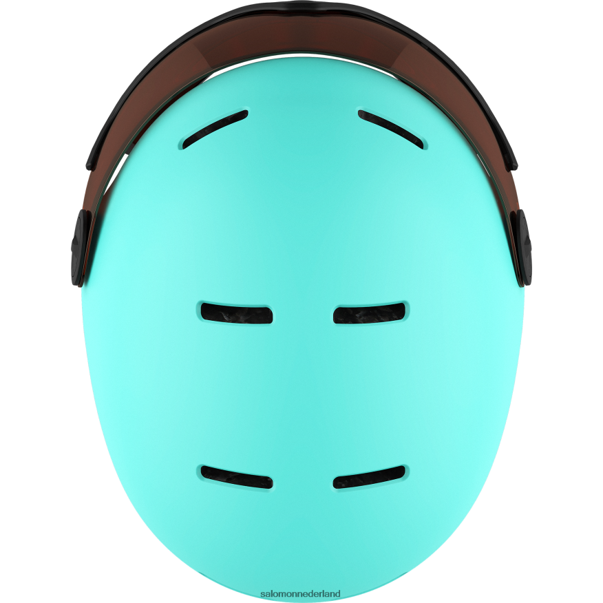 junior - kinderhelm - grom vizier Aruba glanzend NTFJN61390 Salomon