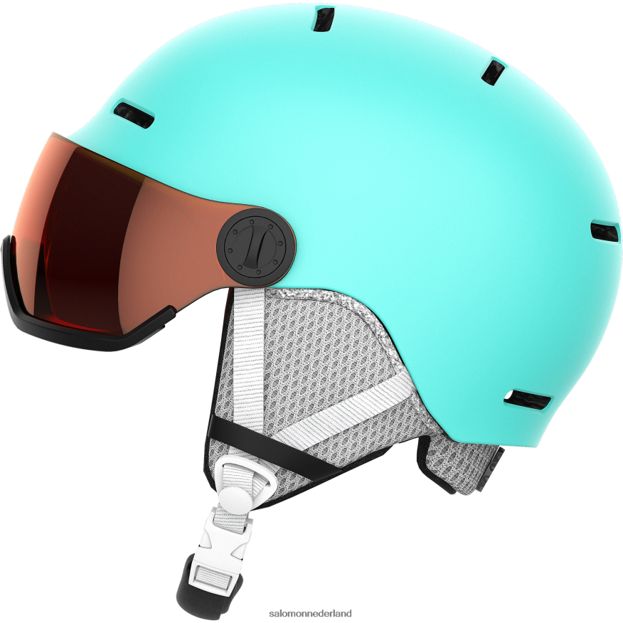 junior - kinderhelm - grom vizier Aruba glanzend NTFJN61390 Salomon