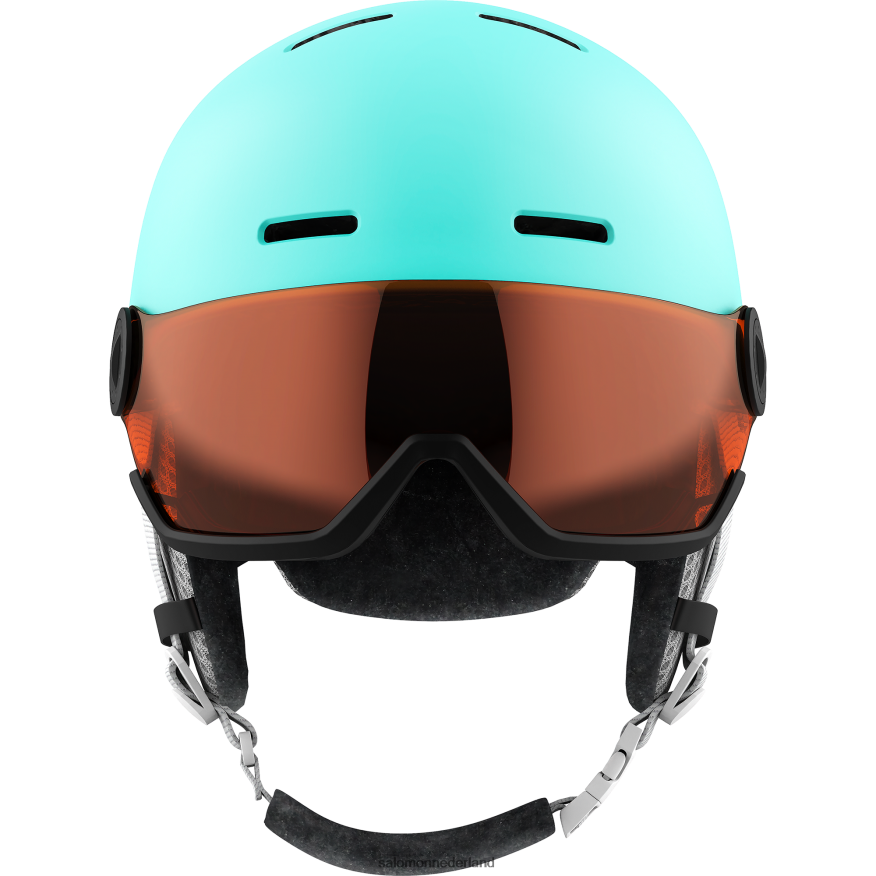 junior - kinderhelm - grom vizier Aruba glanzend NTFJN61390 Salomon