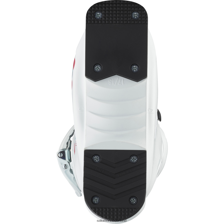 junior - kinderpistelaarzen - t1 girly wit/scubablauw NTFJN61426 Salomon