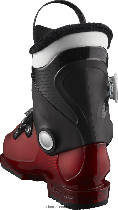 junior - kinderpistelaarzen - t2 rt zwart/rood/wit NTFJN61379 Salomon