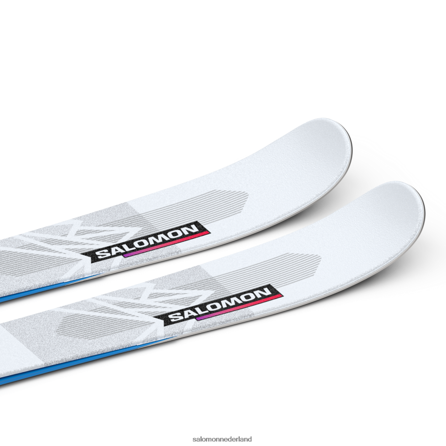 junior - freerideski's voor kinderen - qst blank team illusieblauw/rood/procesblauw NTFJN61366 Salomon