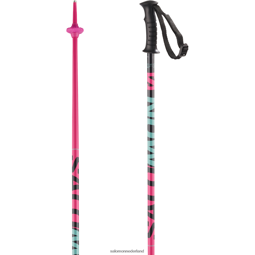 junior - alpine kinderstokken - kaloo junior roze NTFJN61387 Salomon