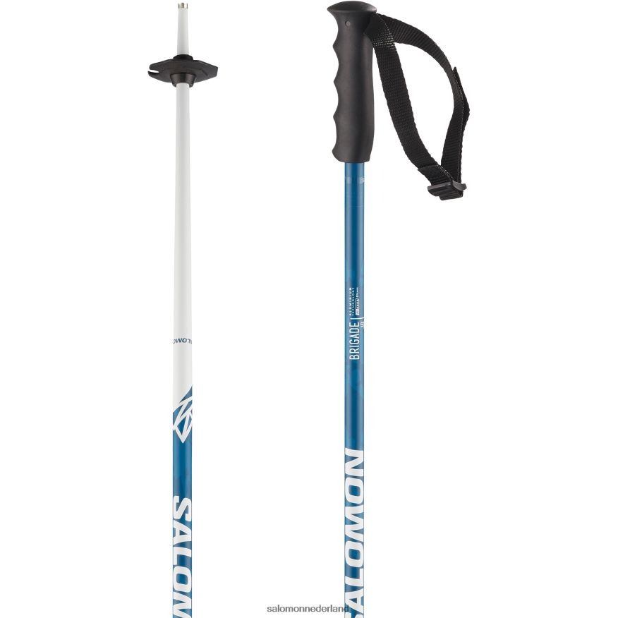 junior - kinderalpinstokken - brigade jr blauw NTFJN61382 Salomon