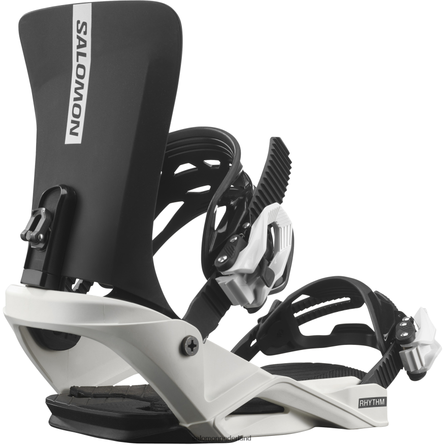 junior - snowboardbindingen voor kinderen - ritme zwart wit NTFJN61405 Salomon