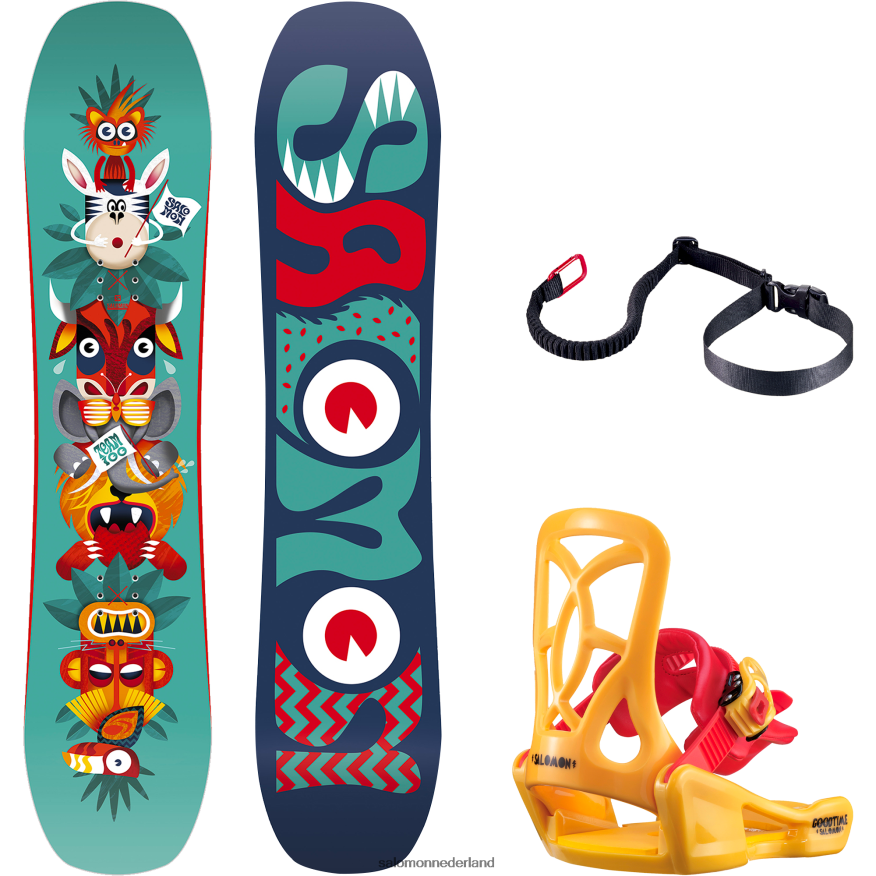 junior - kindersnowboard - teampakket l41219400 NTFJN61429 Salomon