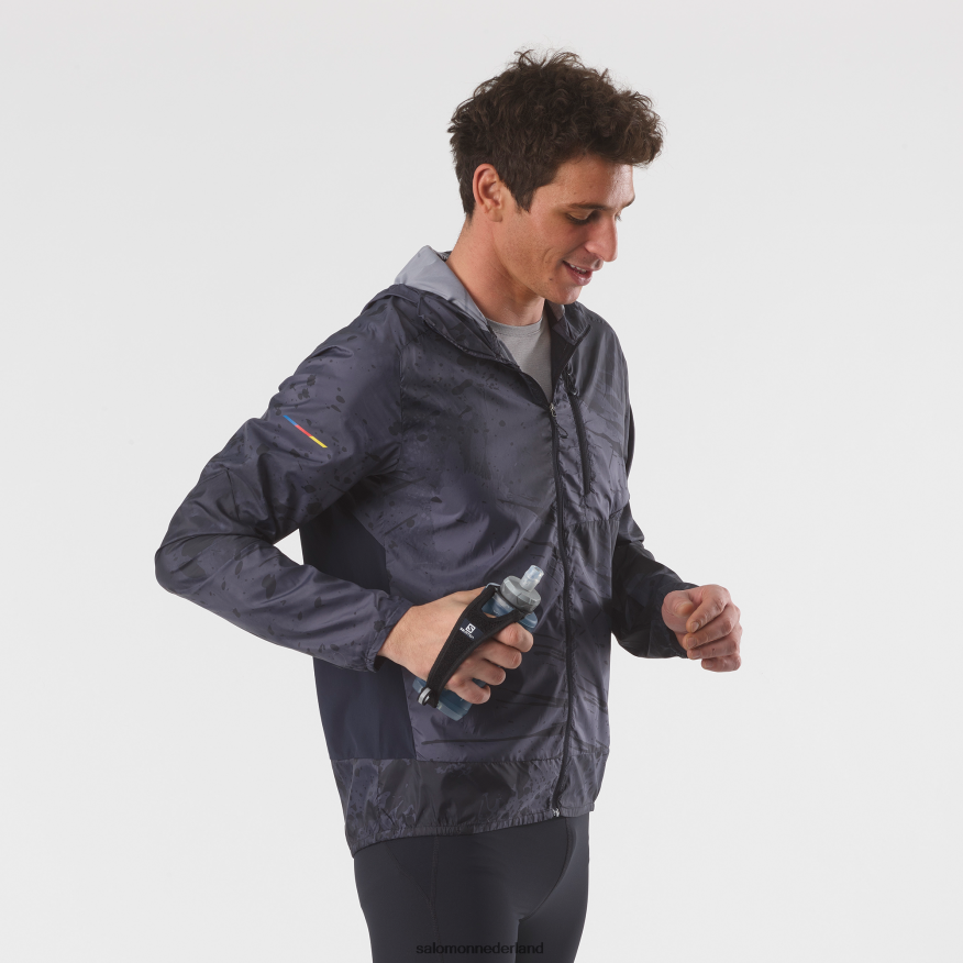 dameshandheld met fles inbegrepen - actief zwart/leigrijs NTFJN6984 Salomon