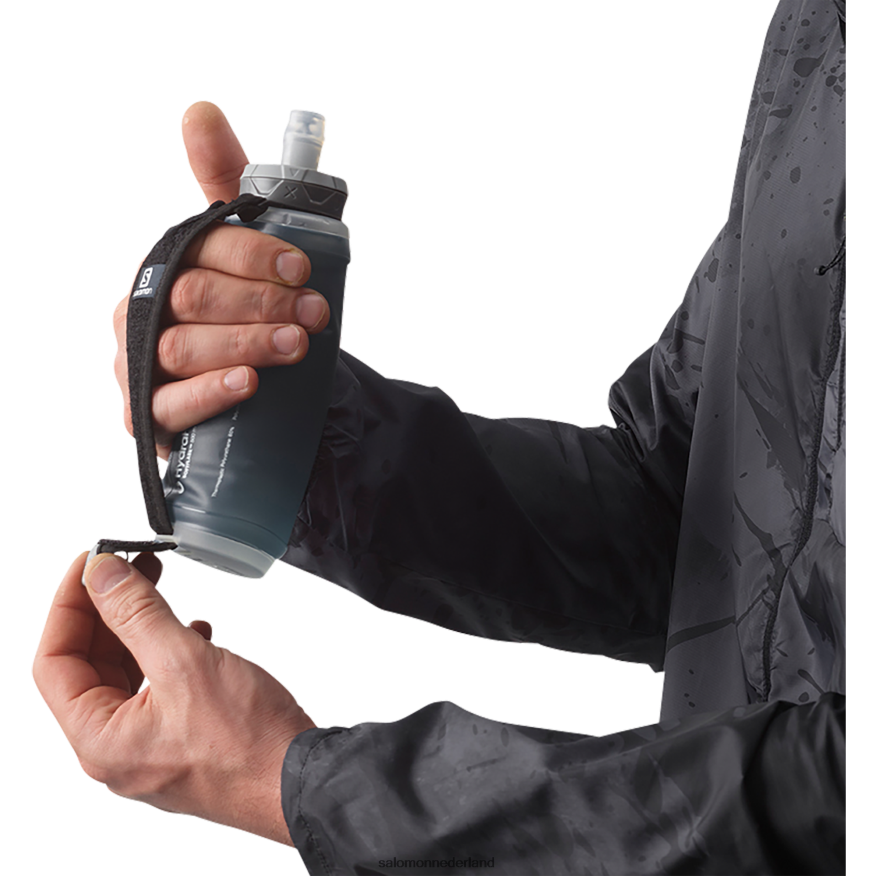 dameshandheld met fles inbegrepen - actief zwart/leigrijs NTFJN6984 Salomon