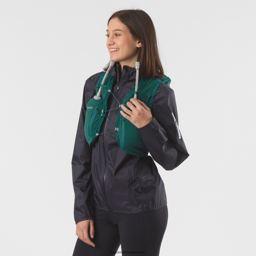 hardloopvest voor dames inclusief flacons - adv skin 12 grote Oceaan NTFJN6969 Salomon