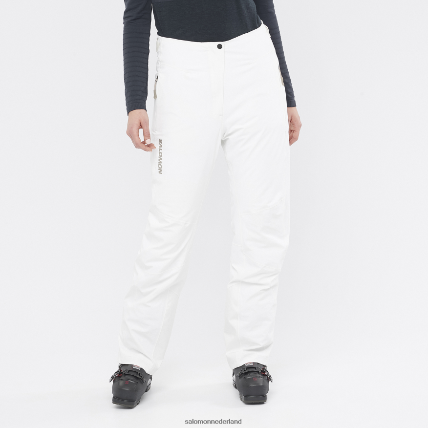 dames skibroek - s/max warm wit NTFJN61169 Salomon