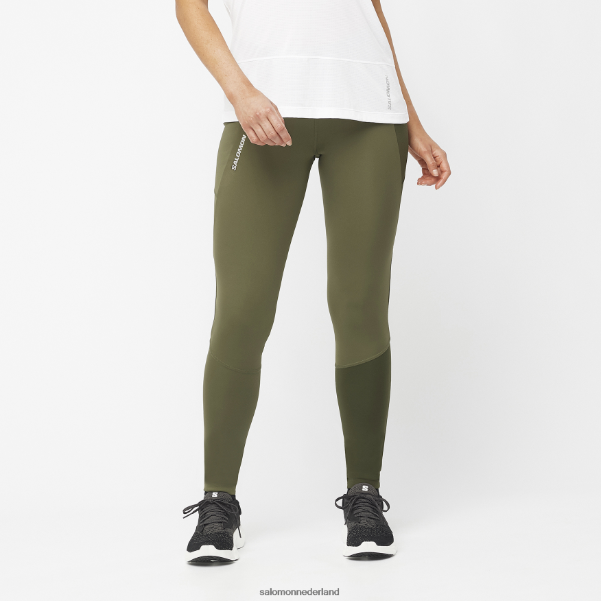 damesmaillot - cross run 28 druivenblad/bosnacht NTFJN61162 Salomon