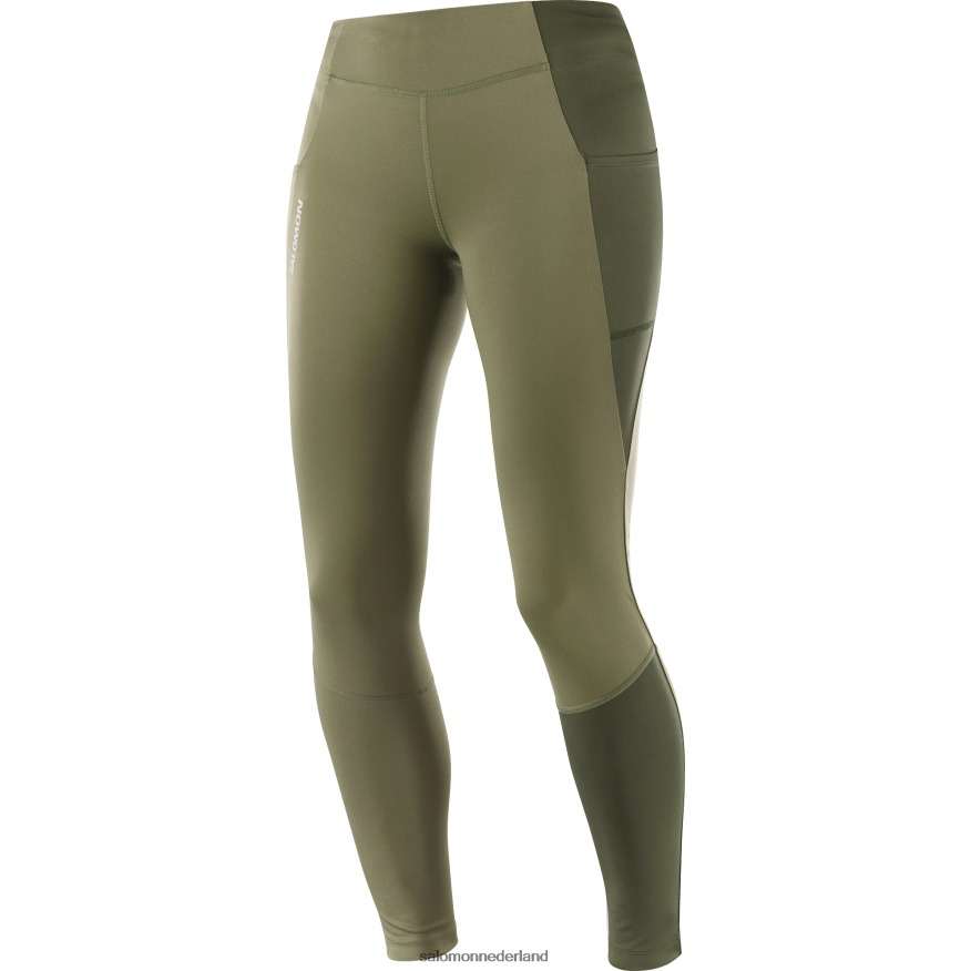 damesmaillot - cross run 28 druivenblad/bosnacht NTFJN61162 Salomon