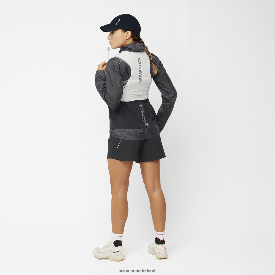 damesshorts - kruis 5 diep zwart NTFJN61181 Salomon