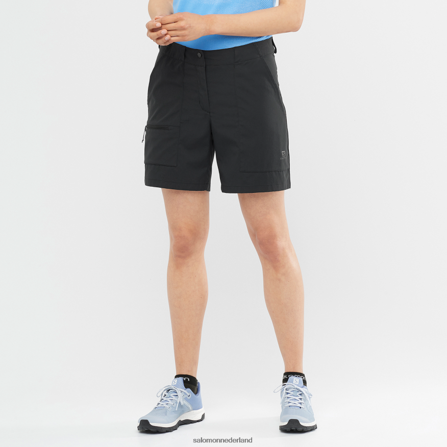 damesshorts - outrack zwart NTFJN6959 Salomon