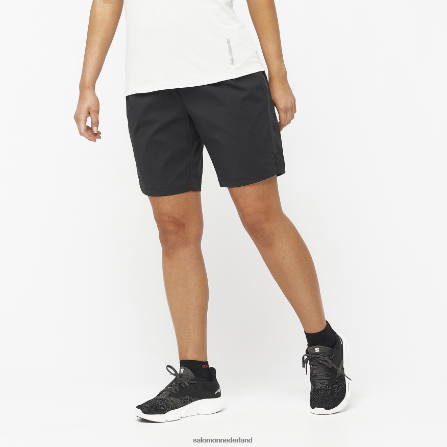 damesshorts - runlife diep zwart NTFJN61172 Salomon