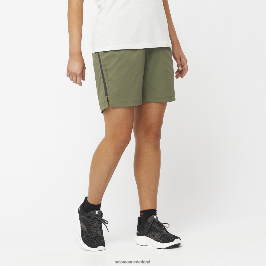 damesshorts - runlife druivenblad NTFJN61173 Salomon