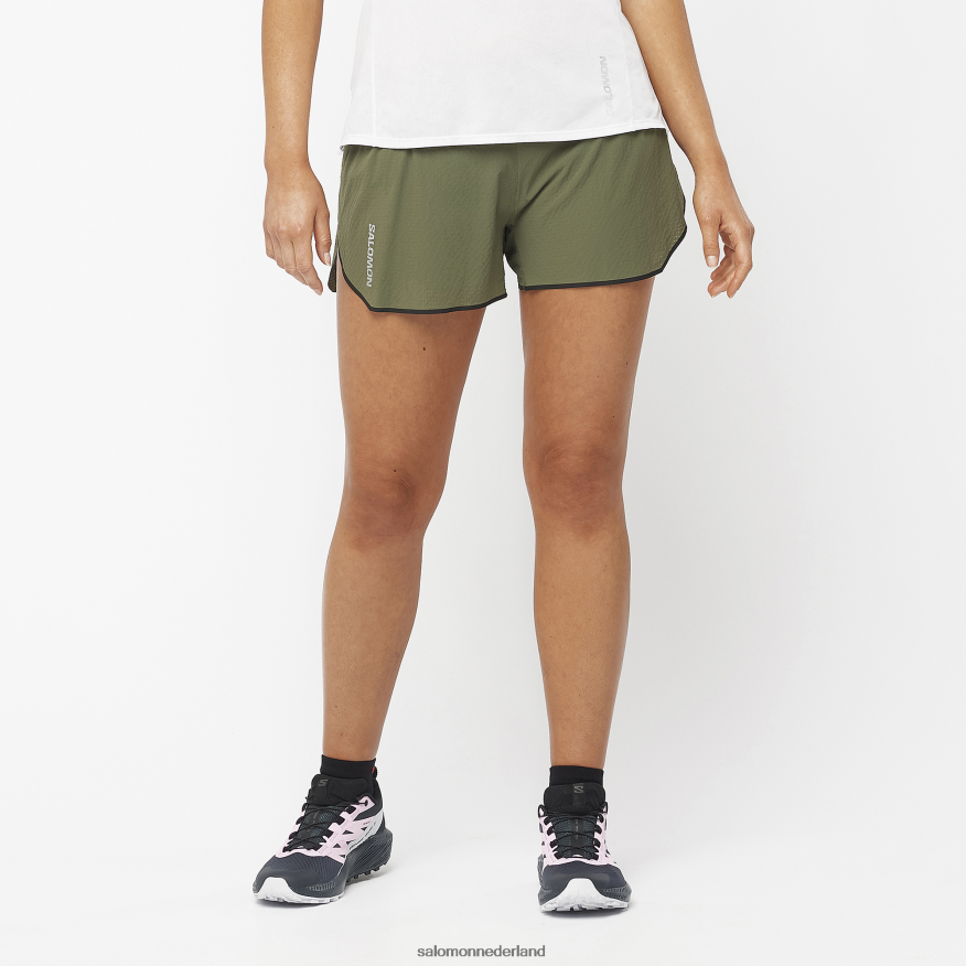 damesshorts - sense aero 3 druivenblad NTFJN61175 Salomon