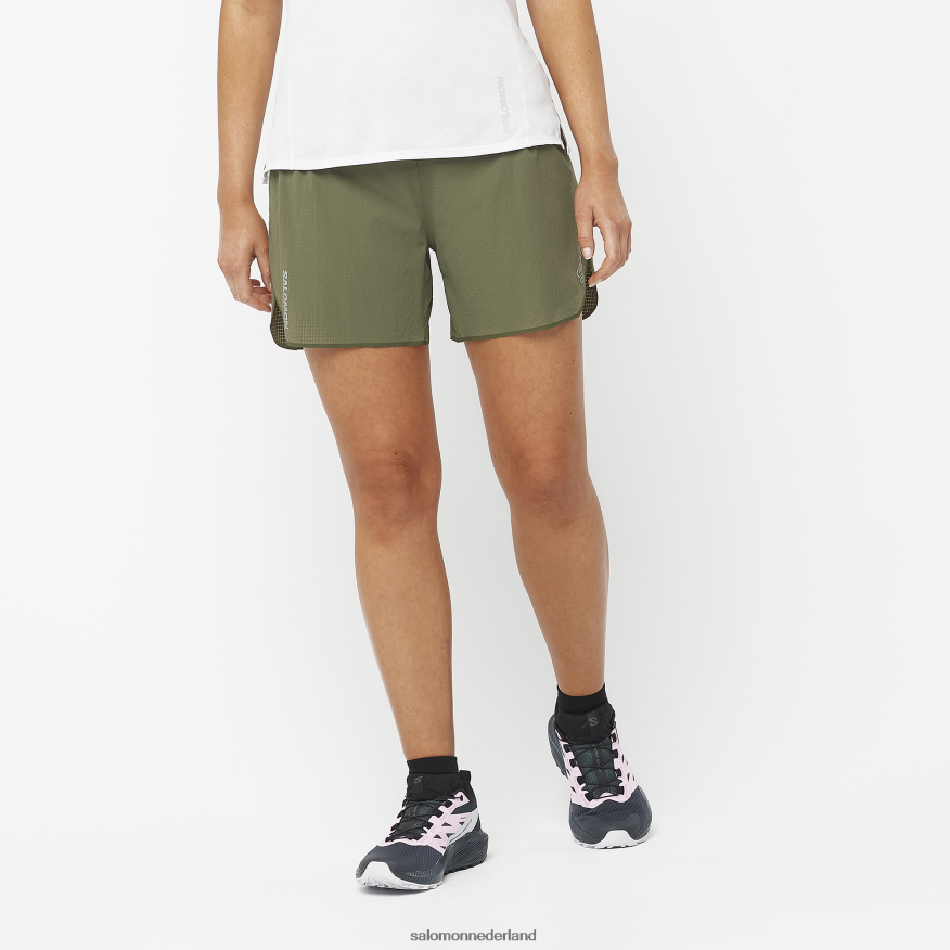 damesshorts - sense aero 5 druivenblad NTFJN6960 Salomon