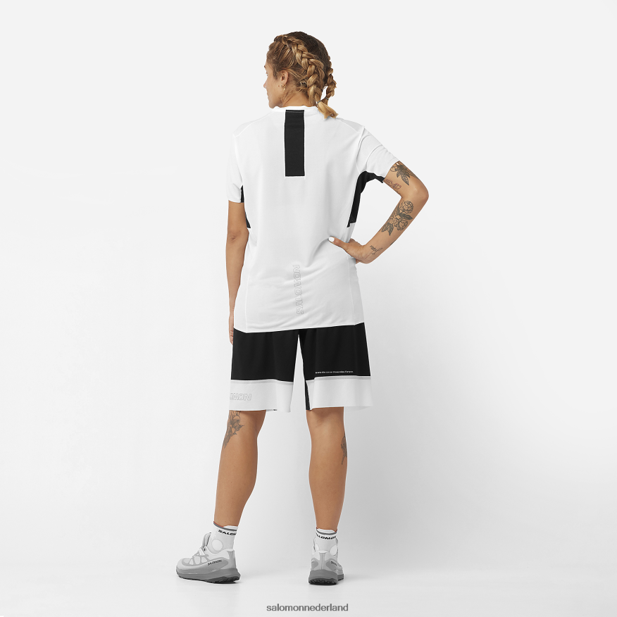 damesshorts - shortney diep zwart/wit NTFJN61188 Salomon