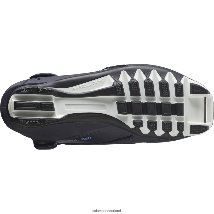 Scandinavische skatelaarzen voor dames - RS8 Vitane donker marineblauw/ebbenhout/kentucky blauw NTFJN61336 Salomon