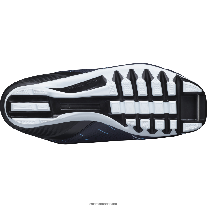 klassieke nordic dameslaarzen - rc9 vitane ebbenhout/kentuckachtig blauw NTFJN61338 Salomon