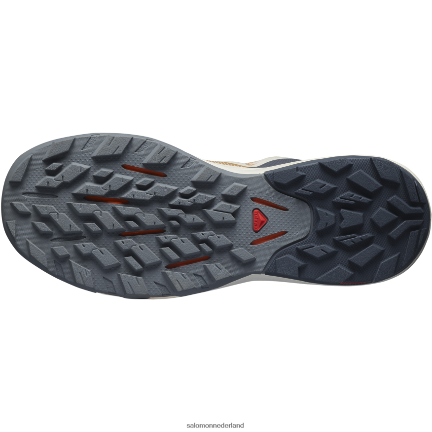 dameswandelschoenen - outpulse fenegriek/ebbenhout/vlammend oranje NTFJN61281 Salomon