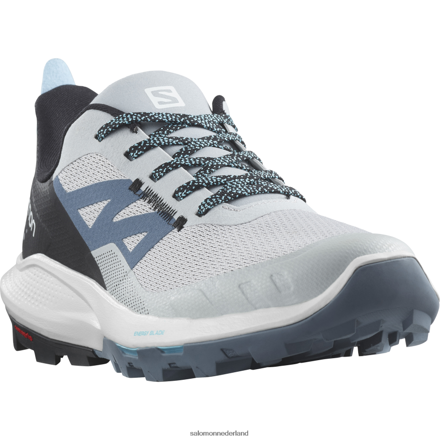 dameswandelschoenen - outpulse parelblauw/chinablauw/blauwe uitstraling NTFJN61282 Salomon