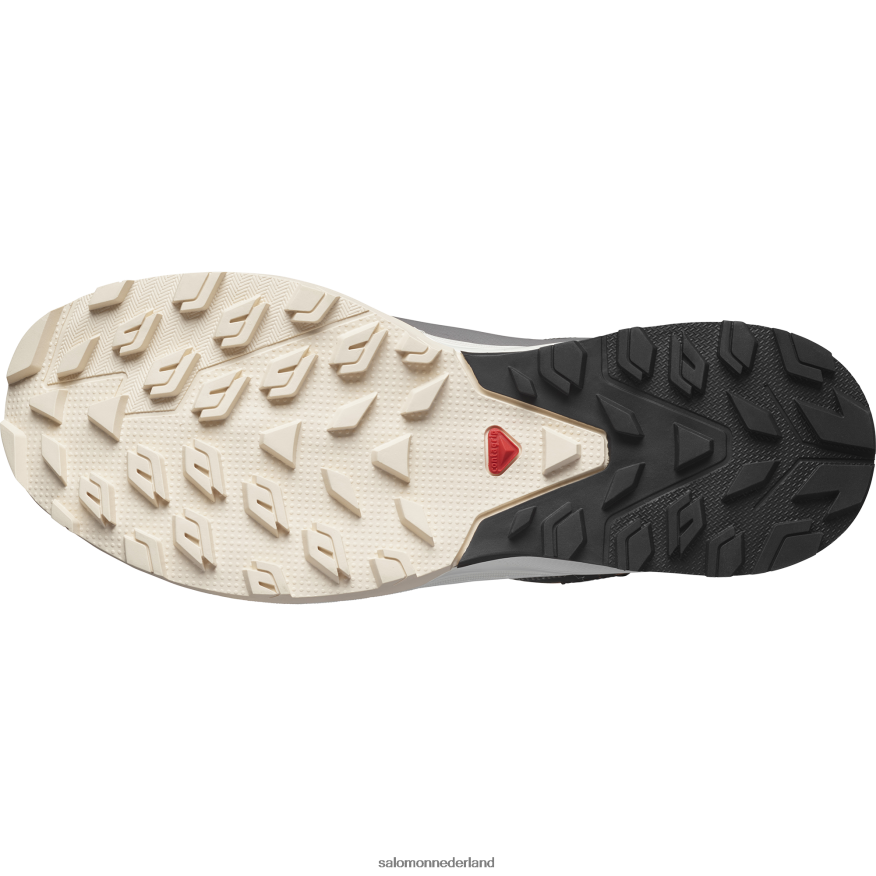 dameswandelschoenen - outrise clima waterproof magneet/zwart/koraalgoud NTFJN61144 Salomon