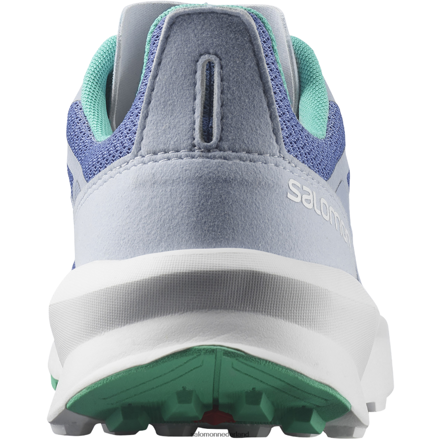 dameswandelschoenen - patrouille fluweel ochtend/zen blauw/muntblad NTFJN61127 Salomon