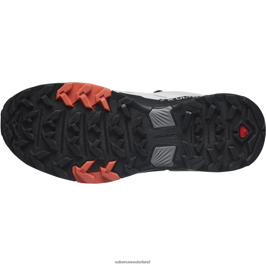 dameswandelschoenen - x ultra 4 brede gore-tex legering/rustige schaduw/gebrande sienna NTFJN6739 Salomon