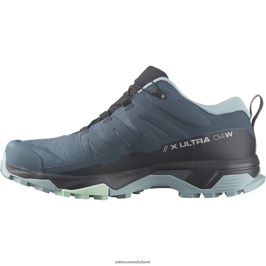 dameswandelschoenen - x ultra 4 gore-tex sterrenkijker/koolstof/steenblauw NTFJN61138 Salomon