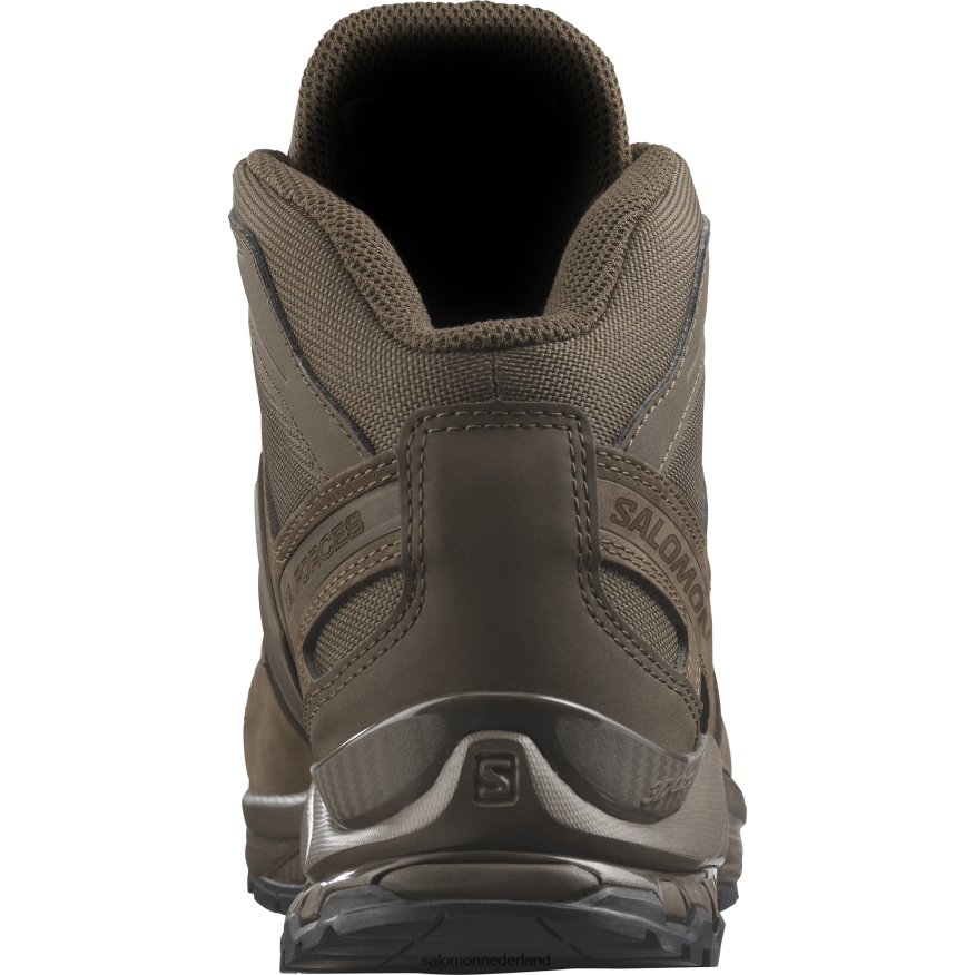 Forces-schoenen voor dames - xa force mid en aarde bruin NTFJN6826 Salomon