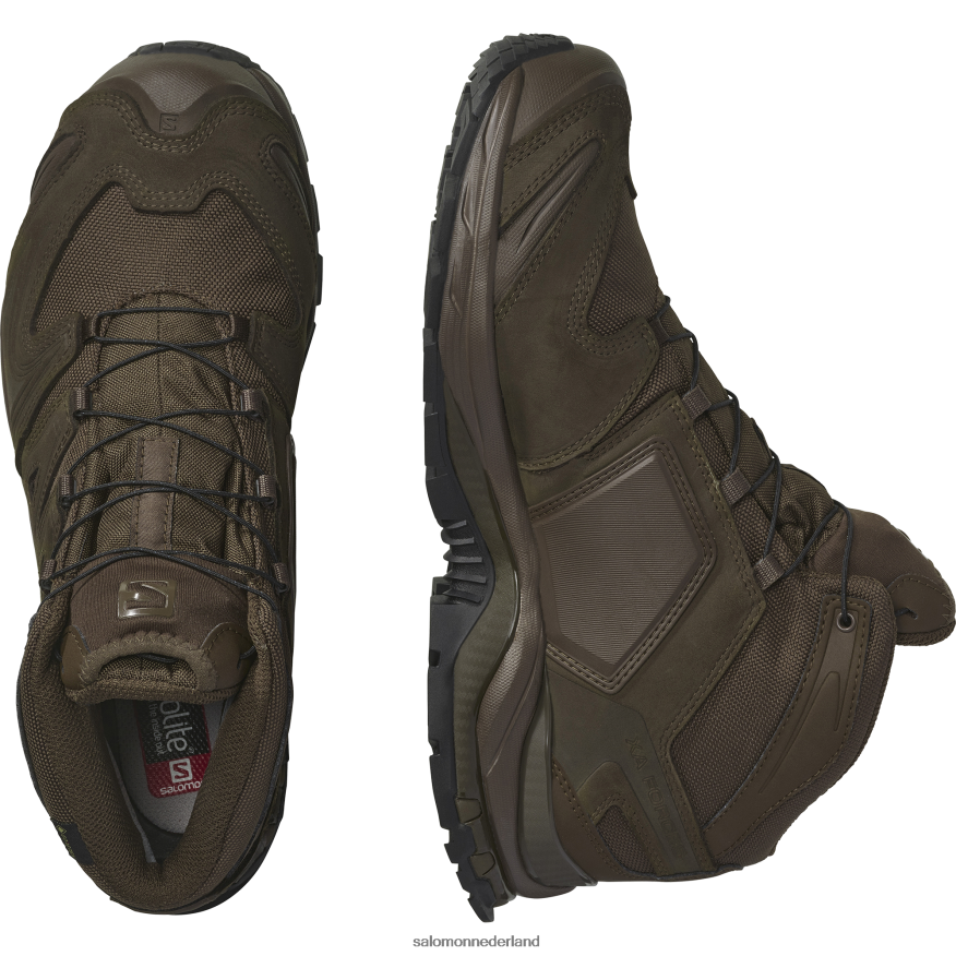 Forces-schoenen voor dames - xa force mid gore-tex nl aarde bruin NTFJN6818 Salomon