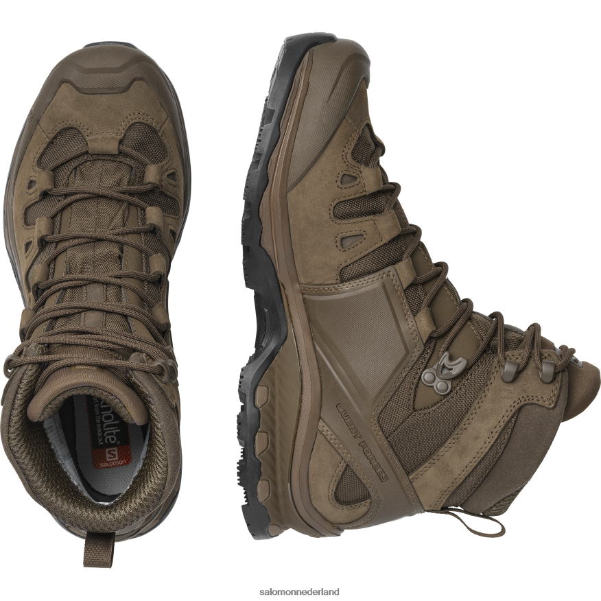 damesschoenen - quest 4d force 2 nl aarde bruin NTFJN6820 Salomon