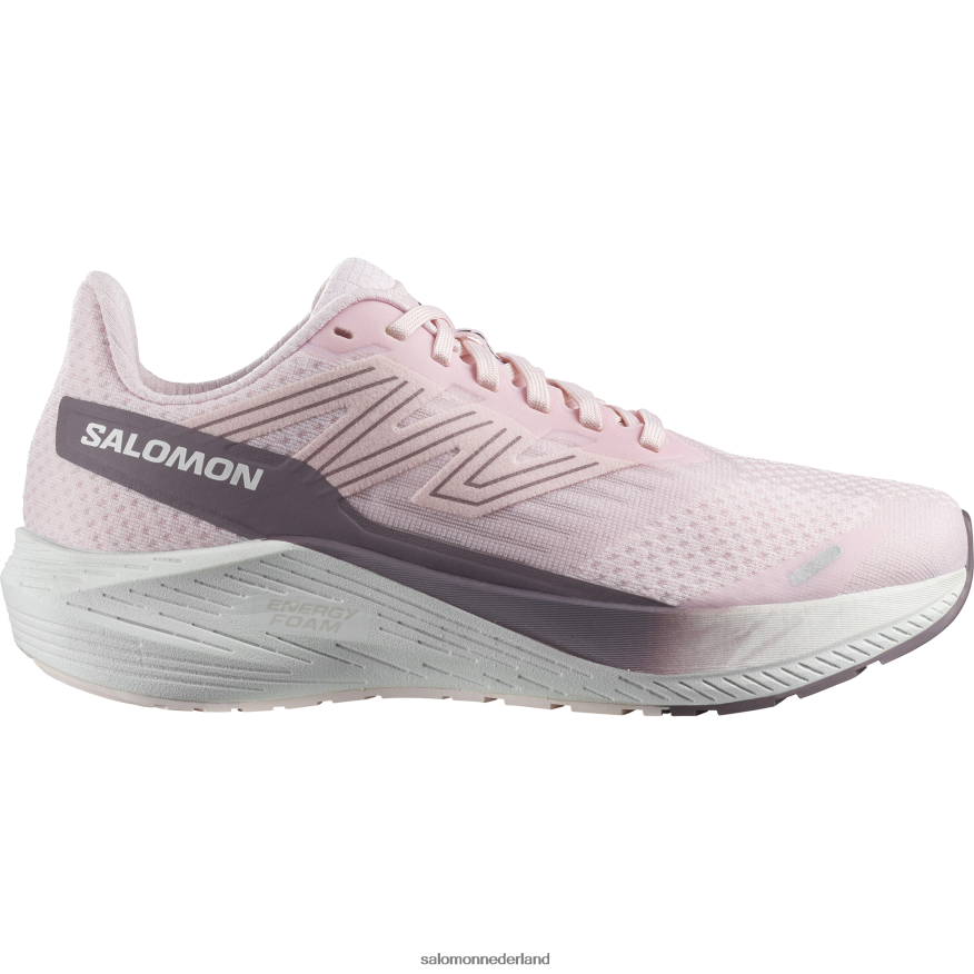 hardloopschoenen voor dames - aero blaze wieg roze/wit/maanlandschap NTFJN6740 Salomon