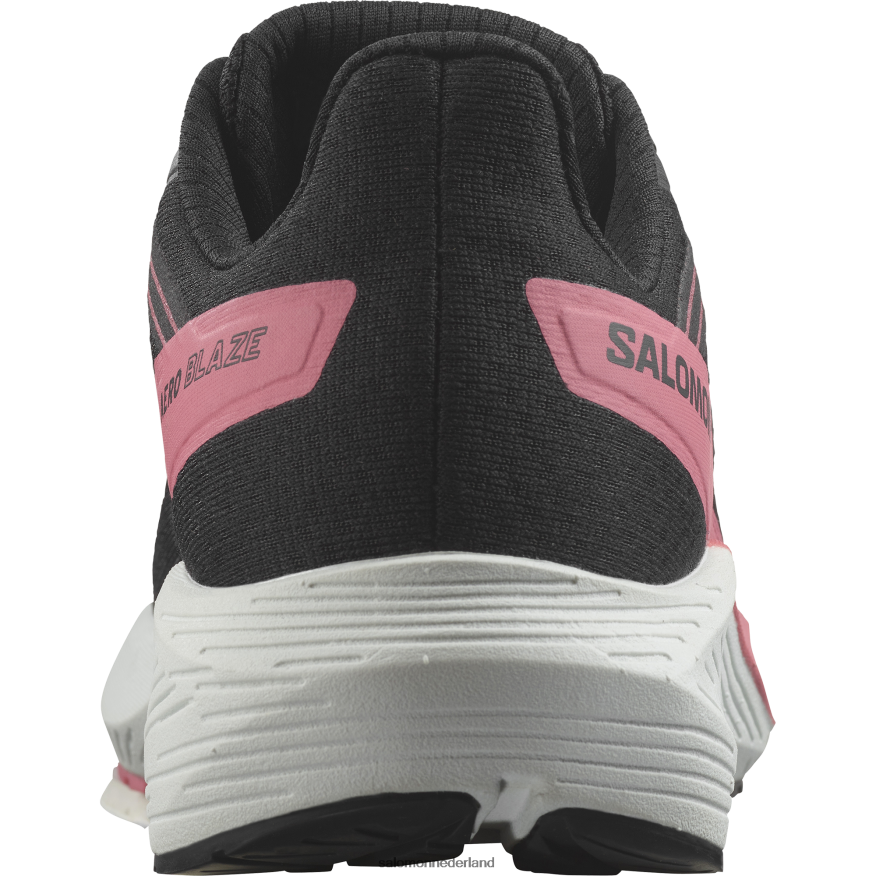 hardloopschoenen voor dames - aero blaze zwart/wit/theeroos NTFJN6741 Salomon